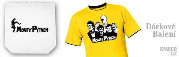 Originln Drkov Balen trika, triko Monty Python, Xavier.cz eshop triek Monty Python, originln trika s potiskem Monty Python, originln drky pro mue, eny, k narozeninm a vnocm v originlnm drkovm balen Monty Python, filmy a seril