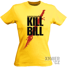 Quentin Tarantino triko s potiskem Kill Bill
