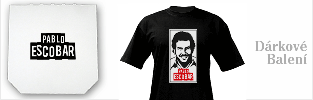 Pablo Escobar, triko s potiskem Pablo Escobar, Mafinsk edice, Corleone, Al Capone, 