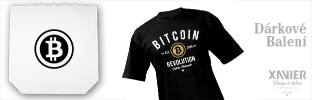 Drkov balen, Bitcoin Revolution, Triko s tmatickm potiskem Bitcoin, Finance, penze, akce