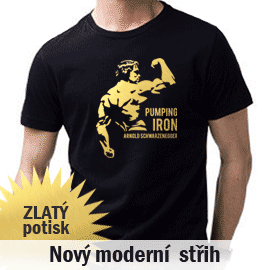 Tričko s potiskem Arnold Schwarzenegger Pumping Iron